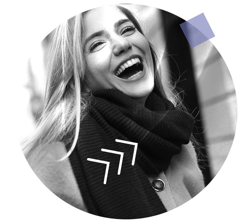 Woman laughing